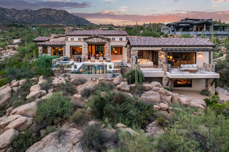 Enjoy The World Class Golf and Lifestyle Community of Desert Mountain in A Perfect Home in Scottsdale is Selling at $7.5 Million