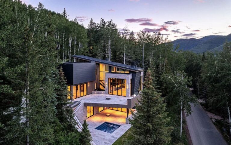 Exceptional Newly Constructed Home in One of The Most Desirable Locations in Vail boasts Expansive Mountain Views Asks $27.9 Million