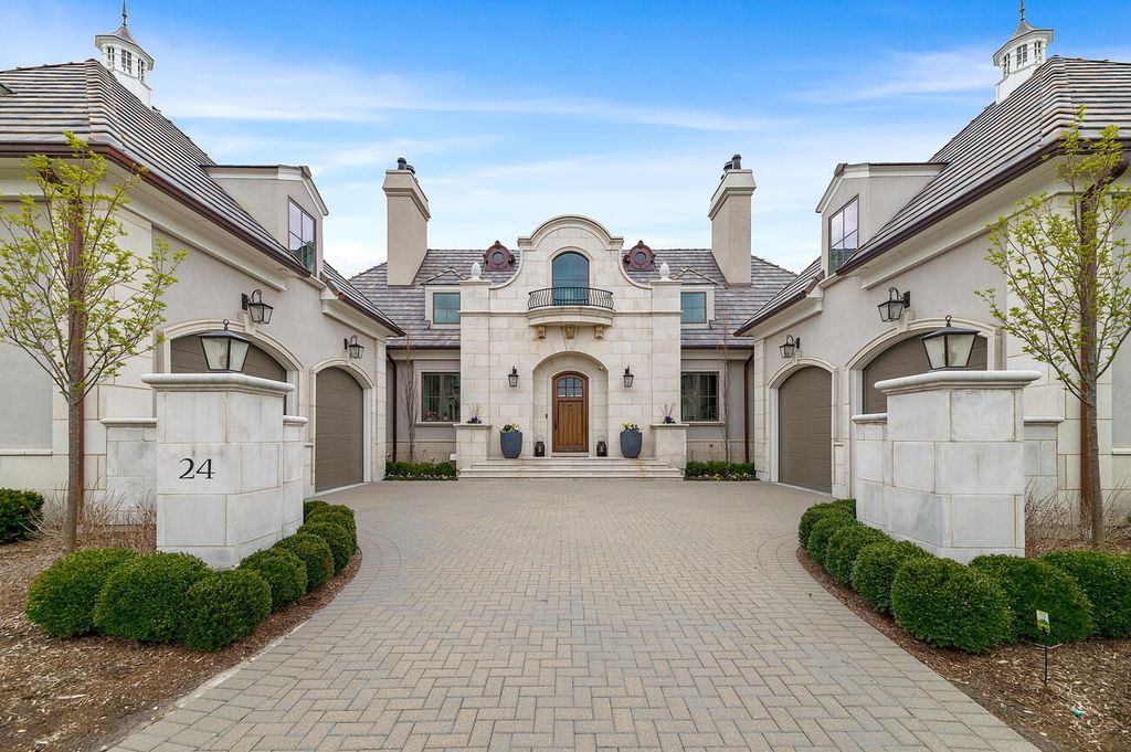 The Home in South Barrington leaves absolutely nothing to be desired, while exuding sophistication and elegance, now available for sale. This home located at 24 Enclave Ct, South Barrington, Illinois