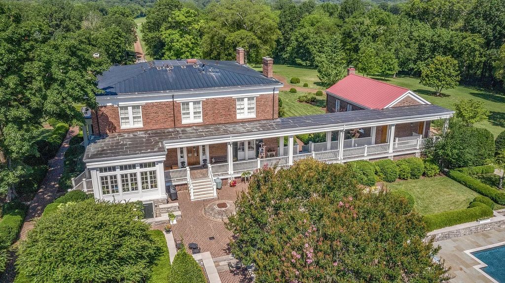 The Home in Franklin is a luxurious home with extensive restoration to the period of original construction, now available for sale. This home located at 1711 Old Hillsboro Rd, Franklin, Tennessee