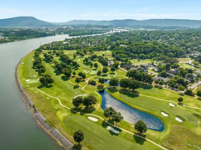 Featuring Exquisite Architectural Details, this All Brick Home in Chattanooga Hits