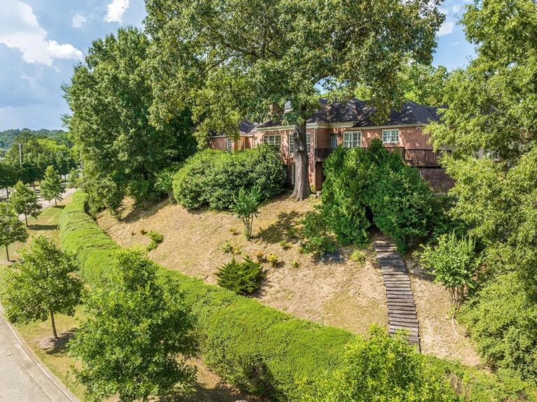Featuring Exquisite Architectural Details, this All Brick Home in Chattanooga Hits