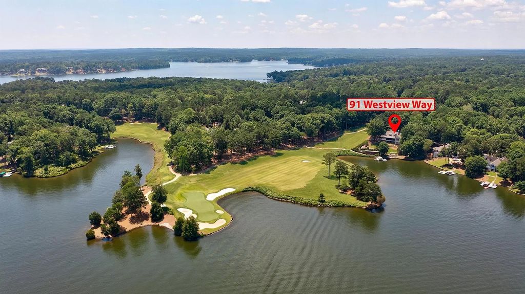 The Home in Eatonton is a luxurious home with sweeping views of Golf & Lake, now available for sale. This home located at 91 Westview Way, Eatonton, Georgia