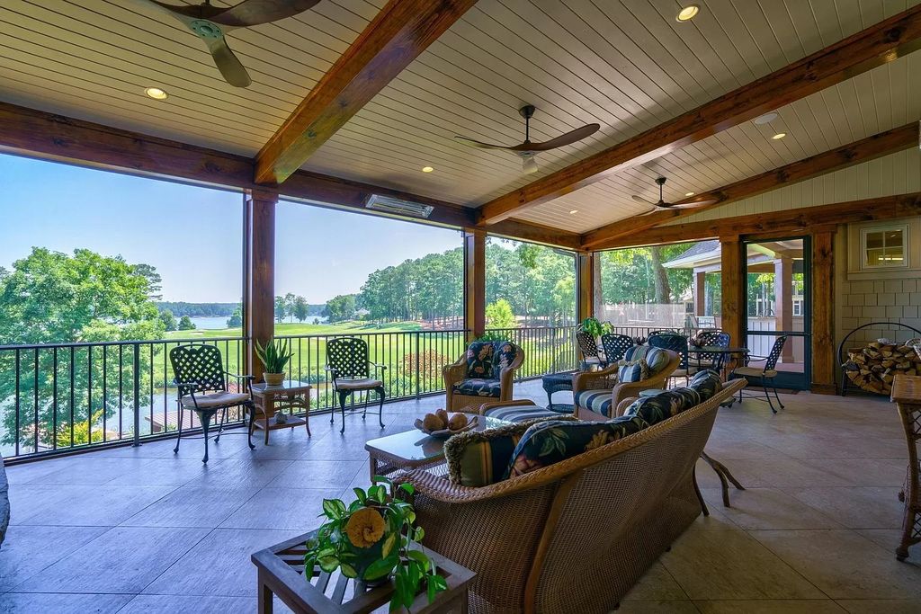 The Home in Eatonton is a luxurious home with sweeping views of Golf & Lake, now available for sale. This home located at 91 Westview Way, Eatonton, Georgia