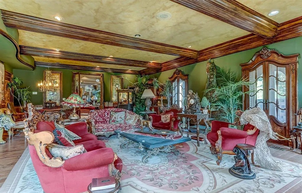 The Estate in Grand Blanc is a luxurious home and a historical masterpiece once featured in Romantic Homes magazine now available for sale. This home located at 6353 Belsay Rd, Grand Blanc, Michigan; offering 07 bedrooms and 11 bathrooms with 14,439 square feet of living spaces. 