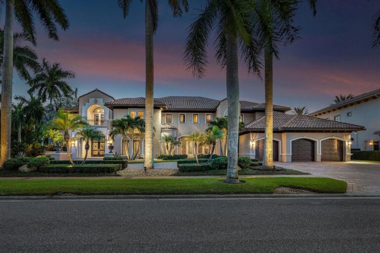 Gorgeous Custom Palm Beach Inspired Two Story Home in Boca Raton offers over 7,000 SF Living Space Asking for $4.45 Million