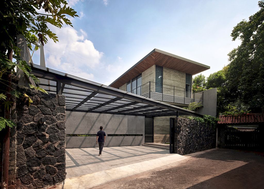 House JT, a Simple and Quiet Structure by Tamara Wibowo Architects