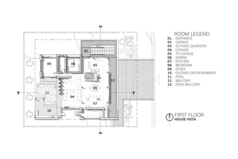 House Vista, an Open and Cheerful Home by Gottsmann Architects