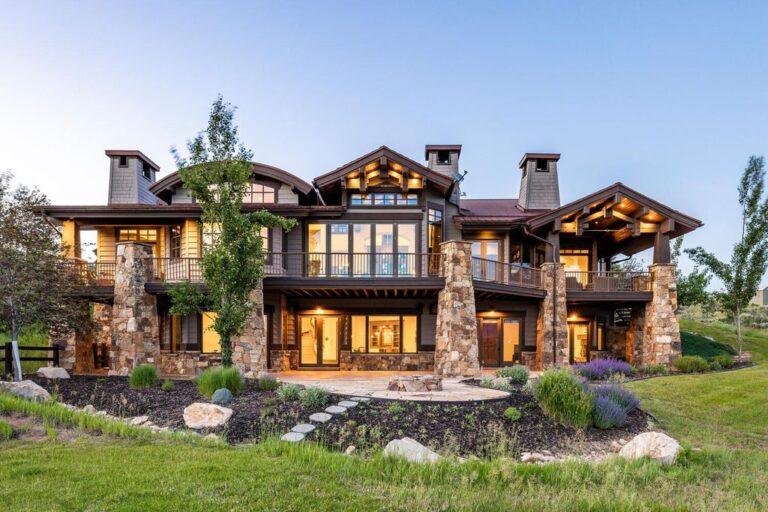 Incredibly Spacious Custom Residence in Park City Boasts Elevated Architectural Details and Finishes Throughout