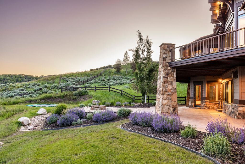 The Residence in Park City, an ultimate ranch sanctuary situated on 15.88 acres in one of Park City's most tranquil settings with breathtaking vistas of all 3 Park City ski hills land boasting elevated architectural details and finishes throughout is now available for sale. This home located at 8752 N Bitner Ranch Rd, Park City, Utah