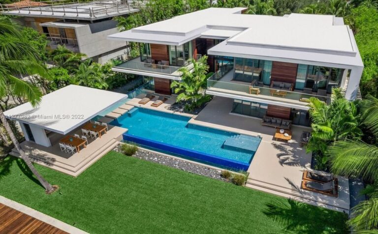 Just Listed $29.5 Million! This Miami Beach Tropical Modern Masterpiece on Exclusive Allison Island comes with over 10,000 SF Luxury Waterfront Living