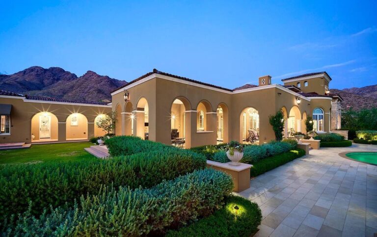 Listed at $11.7 Million, This Impeccable Architectural Home in Scottsdale Comes with Priceless Sweeping Views of The Valley Below