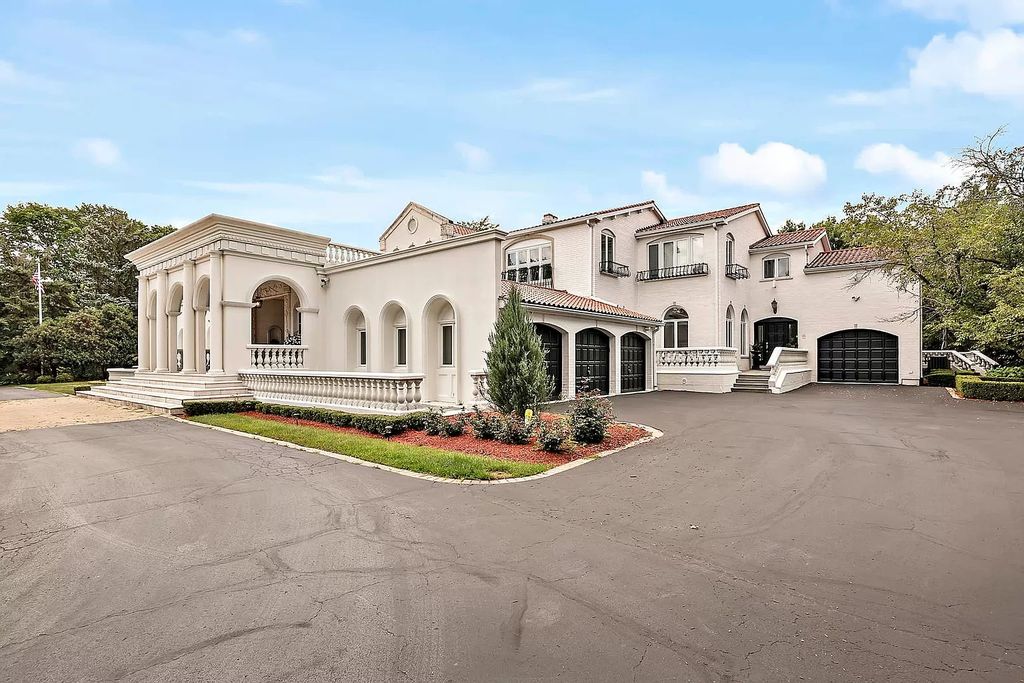 The Estate in Oak Brook is a luxurious home surrounded by beautifully manicured professionally landscaped gardens now available for sale. This home located at 704 Deer Trail Ln, Oak Brook, Illinois; offering 08 bedrooms and 10 bathrooms with 16,981 square feet of living spaces.
