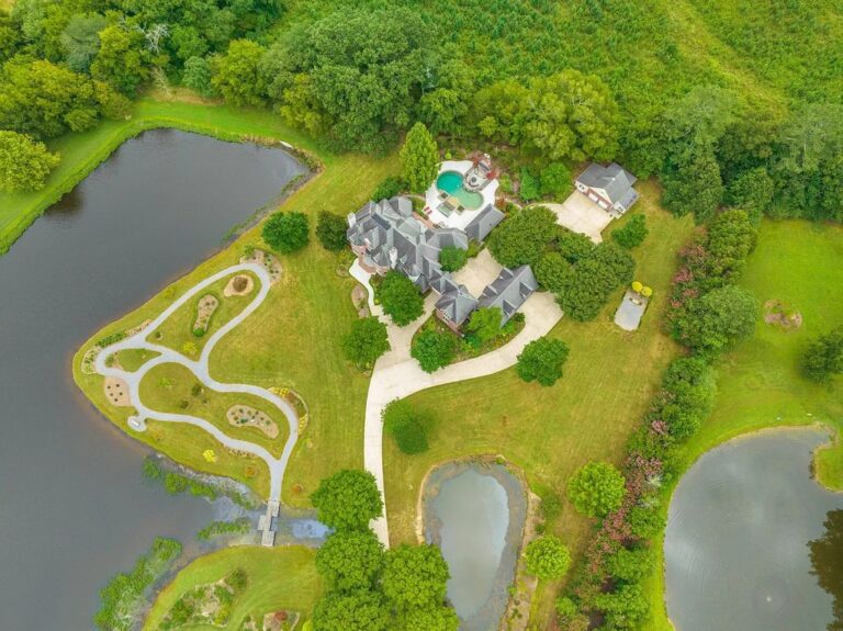 Perfectly Blends Space, Luxury, and Serenity, this Elegant and Exceptional Estate in Cleveland Listed at $2.4M