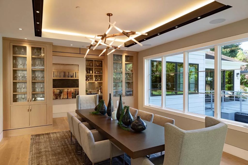 The Home in Atherton, a spectacular modern masterpiece perfectly suited for a contemporary lifestyle with high-end appointments offering the luxury and hospitality is now available for sale. This home located at 33 Emilie Ave, Atherton, California