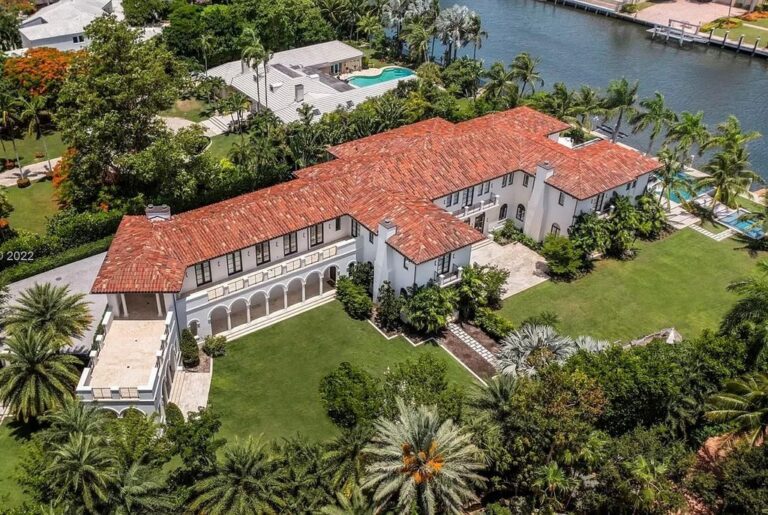 Spectacularly Designed Home in Coral Gables with Nearly 14,000 SF Living and State of The Art Amenities Asking for $39.9 Million