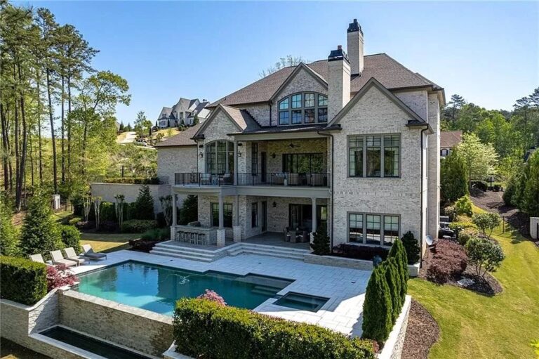 Styled to Perfection and Sophistication, this $3.75M Stunning Estate in Milton Certainly Pleases You