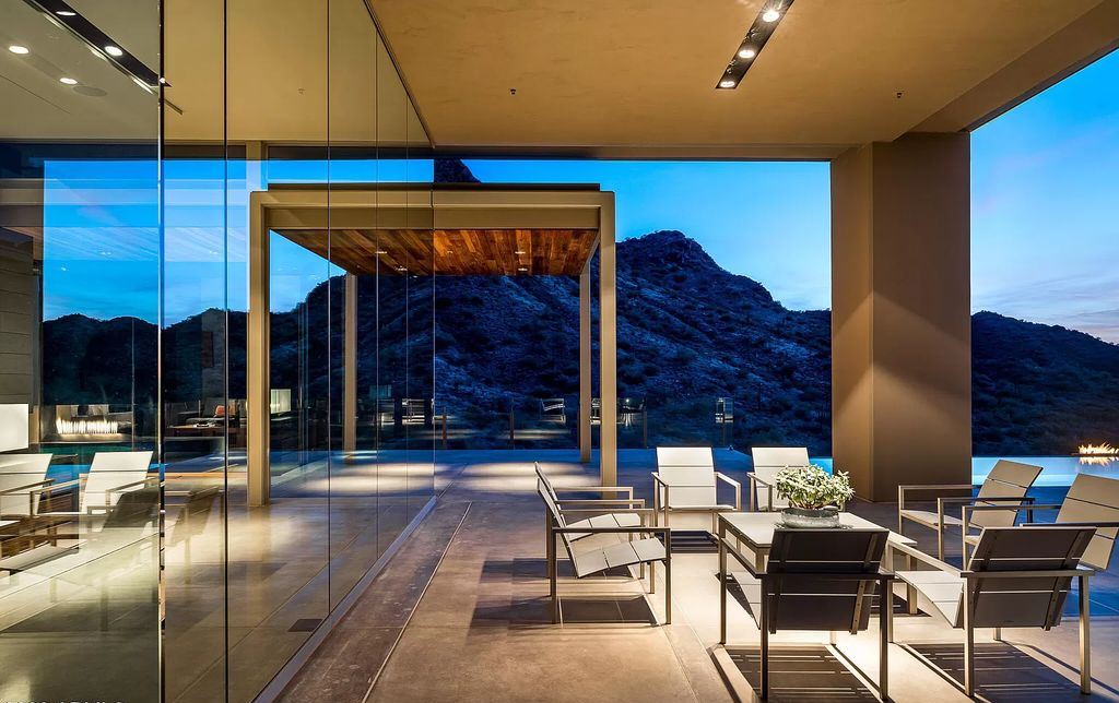 The Home in Scottsdale, one of the most significant contemporary houses in Arizona perched on 13+ commanding hilltop acres, with 360 degree encompassing views of the surrounding McDowell Mountains is now available for sale. This home located at 10500 E Lost Canyon Dr LOT 30, Scottsdale, Arizona