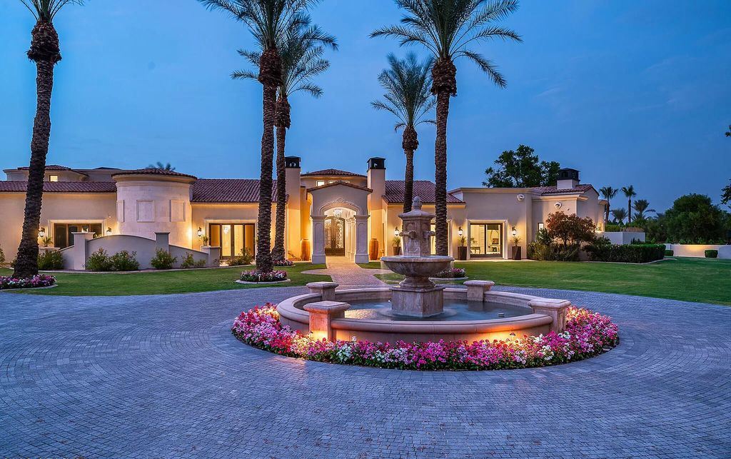 The Royal Chateau, an exquisitely remodeled estate with sweeping views of Camelback Mountain offering the highest level of finishes and several amazing outdoor entertaining areas is now available for sale. This home located at 5247 N Invergordon Rd, Paradise Valley, Arizona