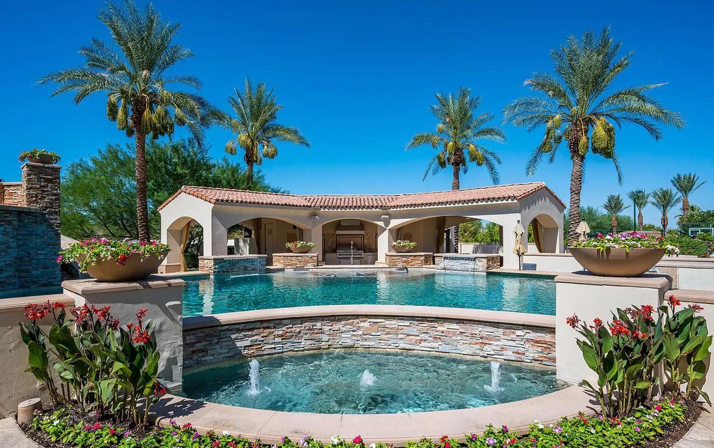 The Royal Chateau, an exquisitely remodeled estate with sweeping views of Camelback Mountain offering the highest level of finishes and several amazing outdoor entertaining areas is now available for sale. This home located at 5247 N Invergordon Rd, Paradise Valley, Arizona