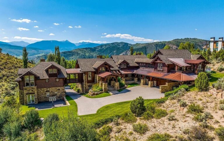 This $10.4 Million Magnificent Property in Edwards Features Stunning Architecture and Extraordinary Views of The Sawatch Range in A Resort-like Setting