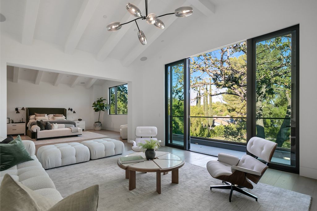 The Farmhouse in Hidden Hills, a gorgeous custom estate in the highly coveted gated neighborhood featuring modern luxury living, the sunny, open floor plan with natural light is now available for sale. This home located at 5376 Round Meadow Rd, Hidden Hills, California