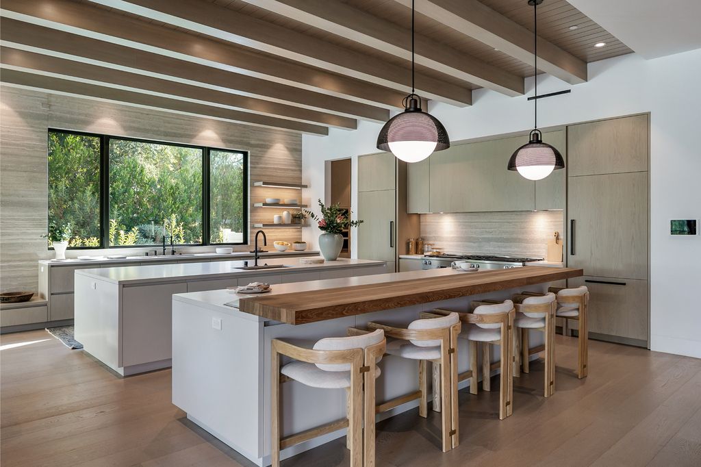 The Farmhouse in Hidden Hills, a gorgeous custom estate in the highly coveted gated neighborhood featuring modern luxury living, the sunny, open floor plan with natural light is now available for sale. This home located at 5376 Round Meadow Rd, Hidden Hills, California