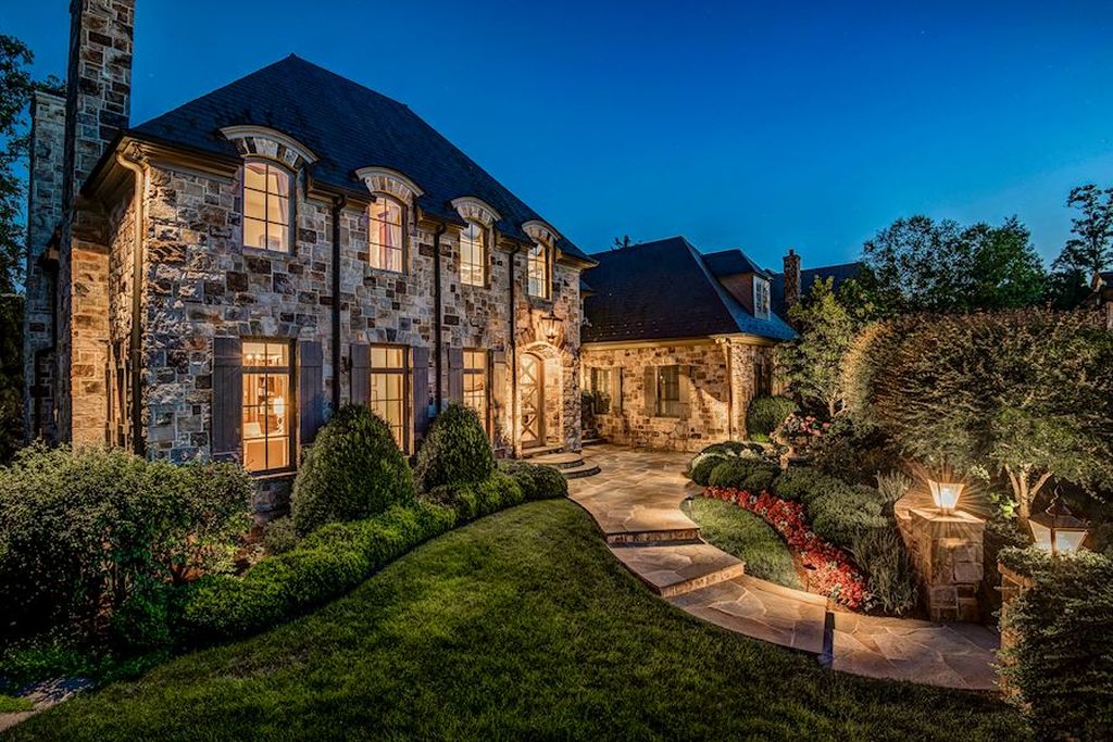The Estate in Mc Lean is a luxurious home surrounded by immaculate landscaping that ensures your year-round privacy now available for sale. This home located at 1163 Chain Bridge Rd, Mc Lean, Virginia; offering 06 bedrooms and 10 bathrooms with 13,882 square feet of living spaces. 