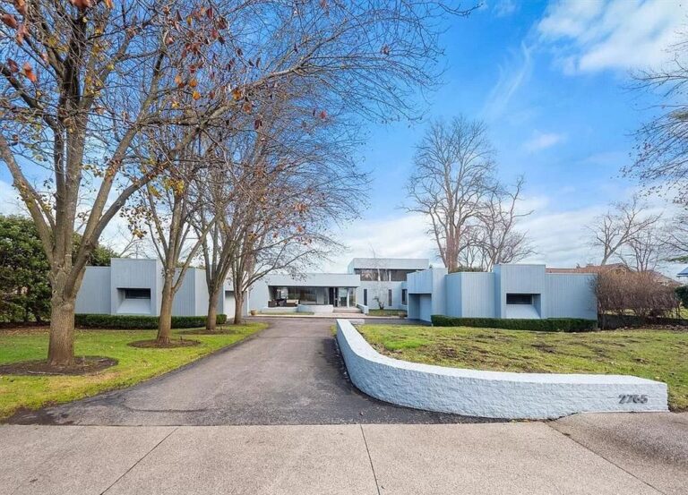 This $2.999M One-of-a-kind and Rare Real Estate Compound Commands Great Views of Quiet Serene Green Lake in West Bloomfield