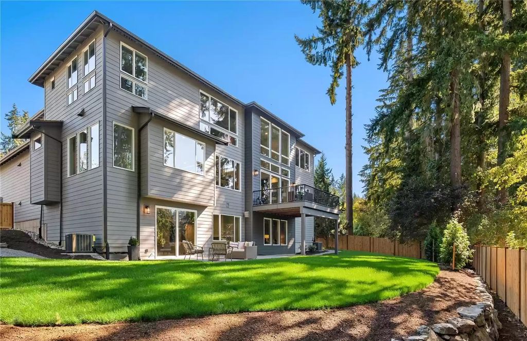 The House in Bellevue is a stunning brand new home with timeless design now available for sale. This home located at 4251 151st Avenue SE, Bellevue, Washington