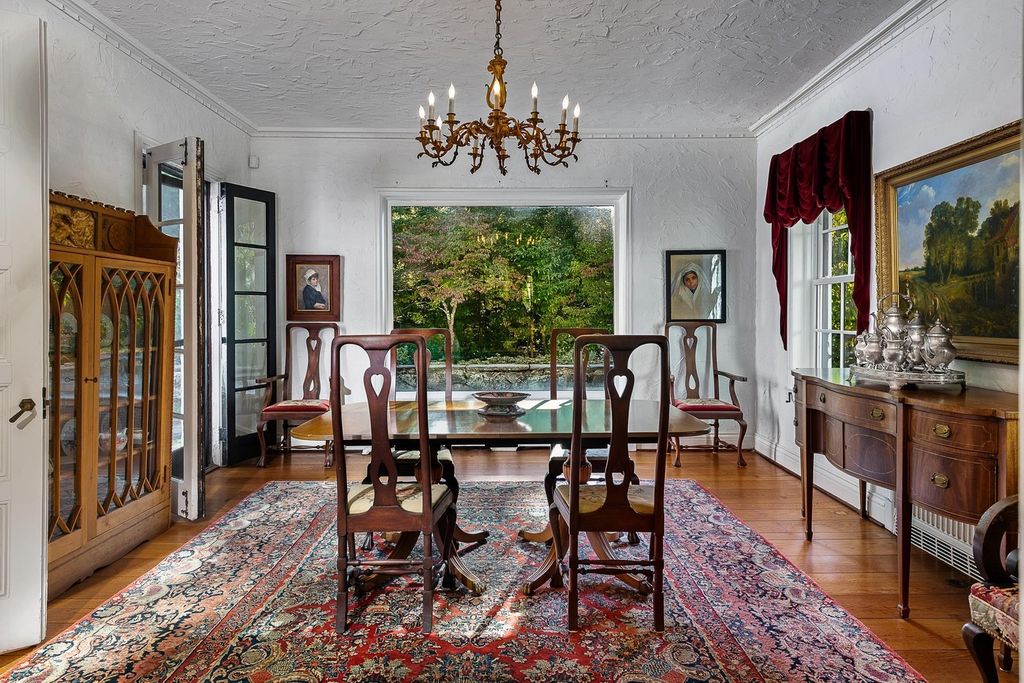 The Estate in Stamford is a luxurious home featuring a generously-sized living room with abundant light and stone fireplace opens to the library now available for sale. This home located at 684 Westover Rd, Stamford, Connecticut; offering 06 bedrooms and 07 bathrooms with 05 acres of land