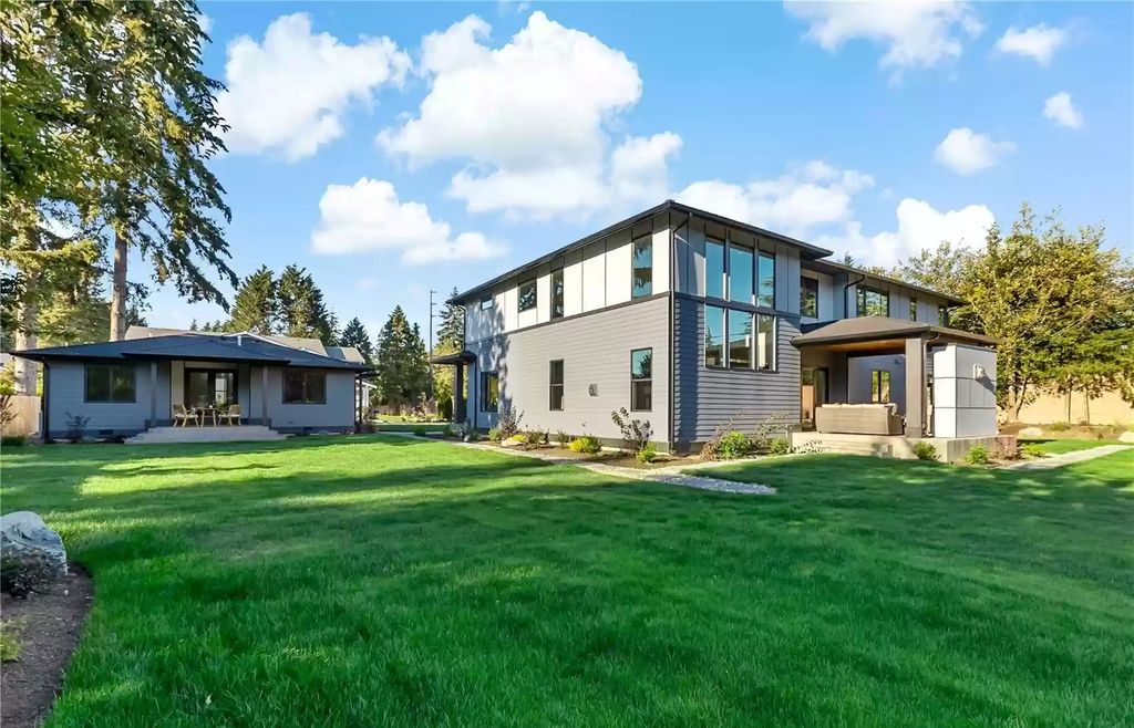 The Home in Bellevue was constructed with the highest quality designer finishes including oak floors and epicureans eat-in kitchen, now available for sale. This home located at 235 140th Avenue NE, Bellevue, Washington
