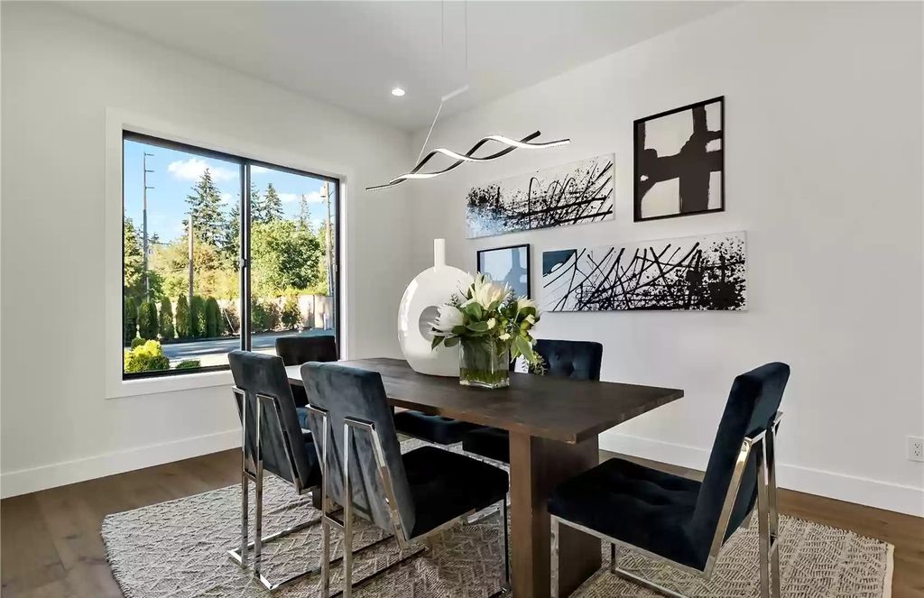 The Home in Bellevue was constructed with the highest quality designer finishes including oak floors and epicureans eat-in kitchen, now available for sale. This home located at 235 140th Avenue NE, Bellevue, Washington