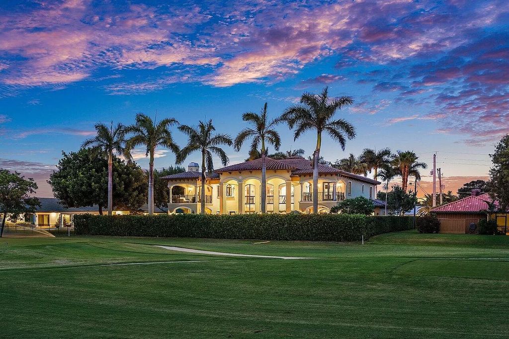 The Villa in Fort Lauderdale, a luxurious contemporary Mediterranean home overlooking the Coral Ridge Country Club Golf Course with resort style amenities is now available for sale. This home located at 4711 NE 25th Ave, Fort Lauderdale, Florida