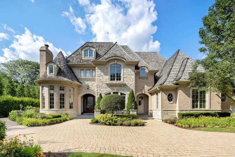 Your Everyday Will Feel Special in this $2.75M Breathtaking Oak Brook Home