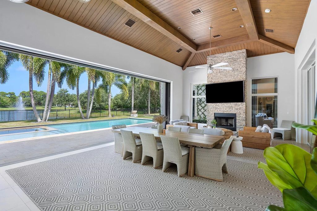 The Home in Palm Beach Gardens, a luxurious estate in the exclusive Old Palm Golf Club has an endless flow creating multiple living areas for privacy and comfort is now available for sale. This home located at 12230 Tillinghast Cir, Palm Beach Gardens, Florida