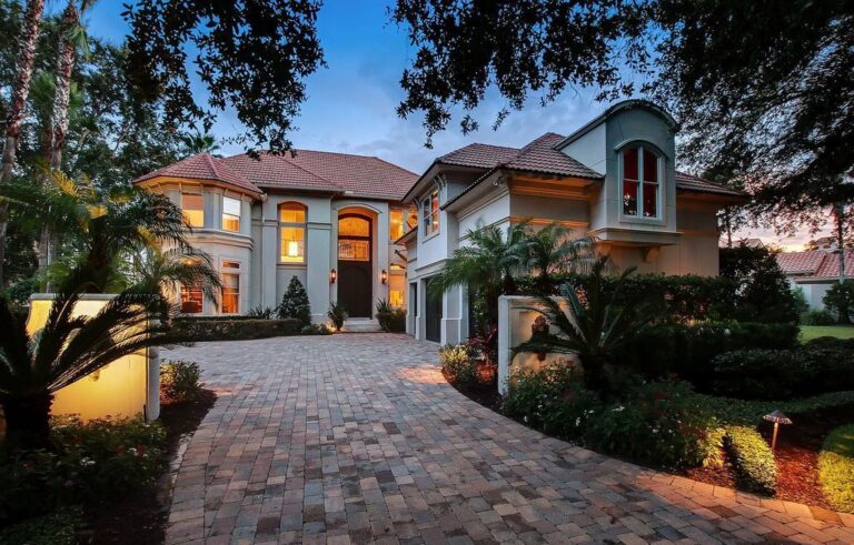 $3.98 Million One of A Kind Home boasts Timeless Architecture with A High Level of Craftsmanship in Ponte Vedra Beach, Florida