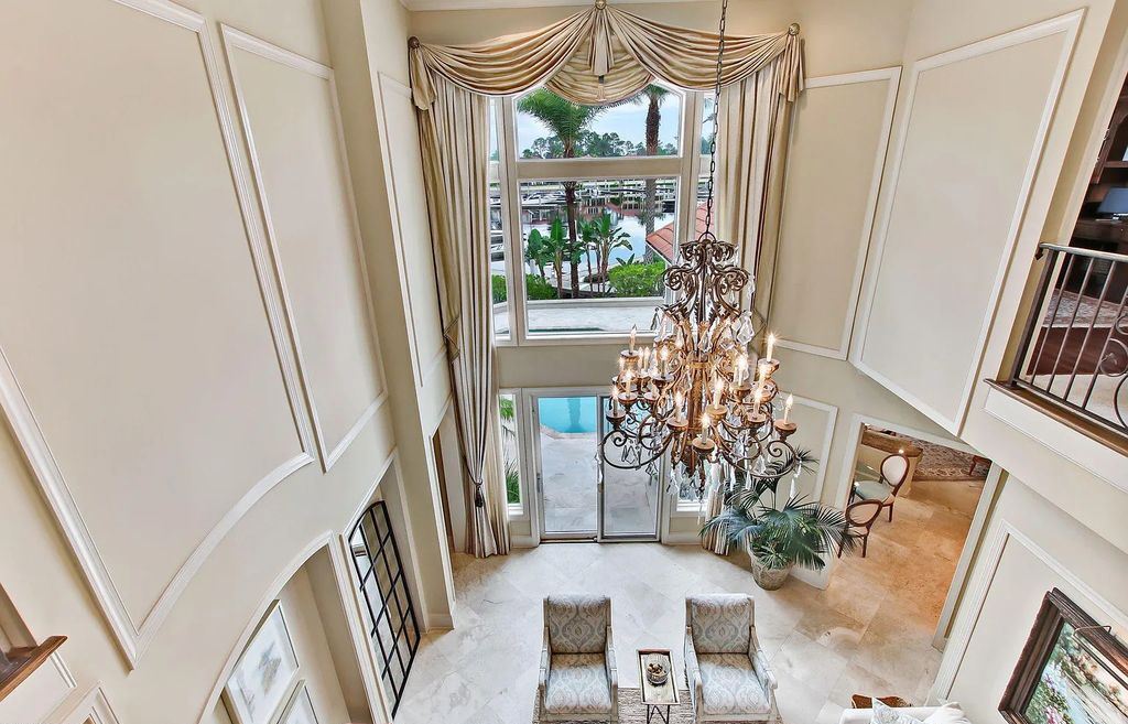 101 Bristol Pl, Ponte Vedra Beach, Florida is a tranquil retreat on magnificent Island setting with unobstructed panoramic views of the Harbor boasting the high level of craftsmanship.