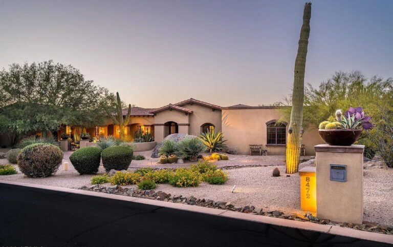 An Elegant Home in Scottsdale features An Open Floor Plan with No Interior Steps and Primary Retreat Asks $3.45 Million