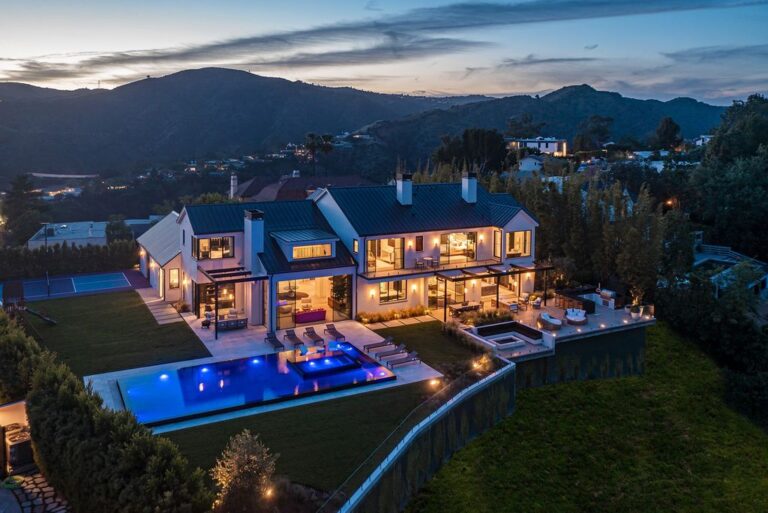 An Exceptional Modern Farmhouse with Over 9,000 SF of Exquisite Quality and Impeccable Style in Los Angeles for Sale at $25.95 Million