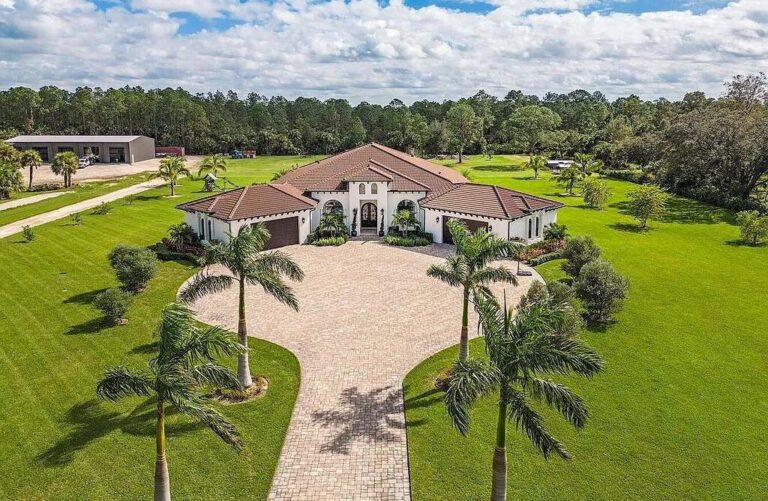 An Exceptionally Well Maintained Property in Naples Florida with Resort Style Outdoor Living Space Listed for $3.8 Million