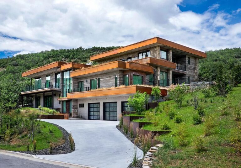 Architectural Masterpiece with Majestic Mountain Views in Park City, UT Hits Market for $9.995M