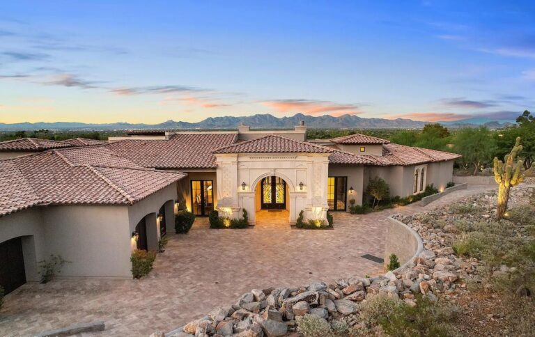Asking $11.5 Million, This Stately Estate in The Heart of Paradise Valley offers The Most Exquisite Finishes and Seamless Design with Incredible Views