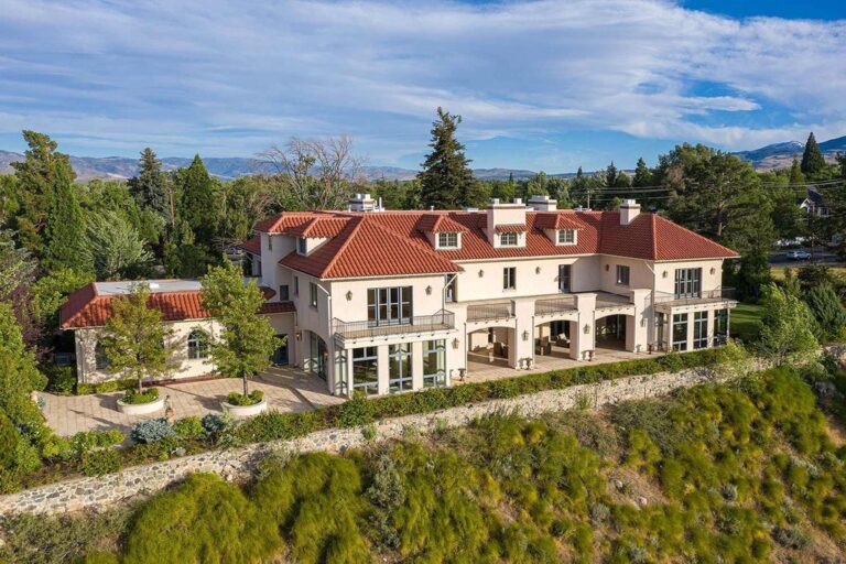 Asking for $15.9 Million, This Stunning Historic Mansion in Reno has been Meticulously Restored with Finest Materials and Craftsmanship