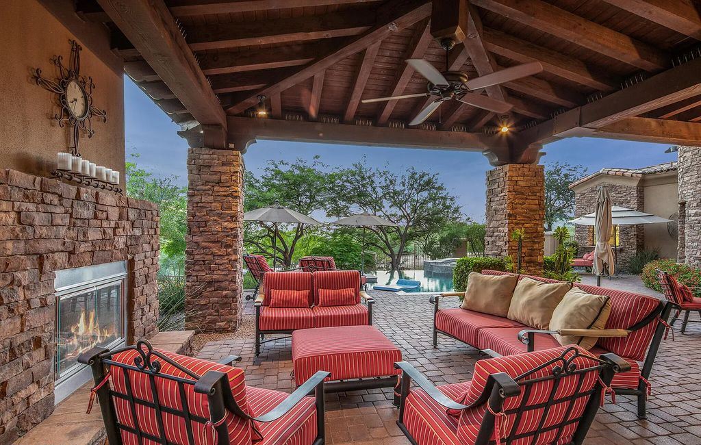 The Home in Scottsdale, a beautiful Santa Barbara style estate has nicely updated with awesome sunset views as well as Black Mountain and the Continental Mountains views is now available for sale. This home located at 37526 N 104th Pl, Scottsdale, Arizona