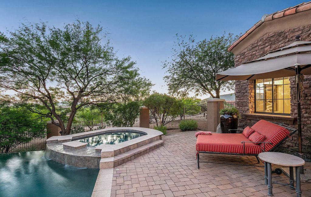 The Home in Scottsdale, a beautiful Santa Barbara style estate has nicely updated with awesome sunset views as well as Black Mountain and the Continental Mountains views is now available for sale. This home located at 37526 N 104th Pl, Scottsdale, Arizona