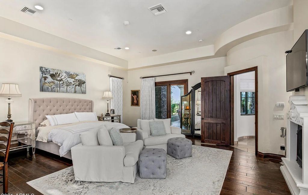 The Home in Scottsdale, a beautiful Santa Barbara style estate has nicely updated with awesome sunset views as well as Black Mountain and the Continental Mountains views is now available for sale. This home located at 37526 N 104th Pl, Scottsdale, Arizona