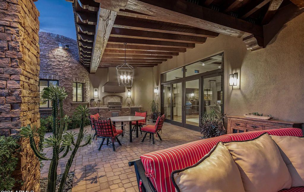 The Home in Scottsdale, a beautiful Santa Barbara style estate has nicely updated with awesome sunset views as well as Black Mountain and the Continental Mountains views is now available for sale. This home located at 37526 N 104th Pl, Scottsdale, Arizona