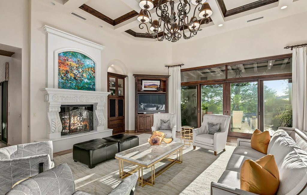 The Home in Scottsdale, a beautiful Santa Barbara style estate has nicely updated with awesome sunset views as well as Black Mountain and the Continental Mountains views is now available for sale. This home located at 37526 N 104th Pl, Scottsdale, Arizona