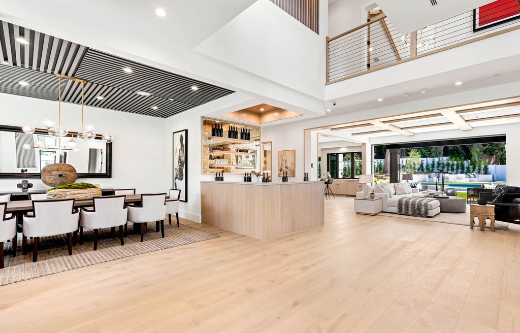 The Home in Tarzana, a secluded residence has been meticulously crafted with luxury comfort in mind offering an exquisite living experience is now available for sale. This home located at 5124 Calvin Ave, Tarzana, California